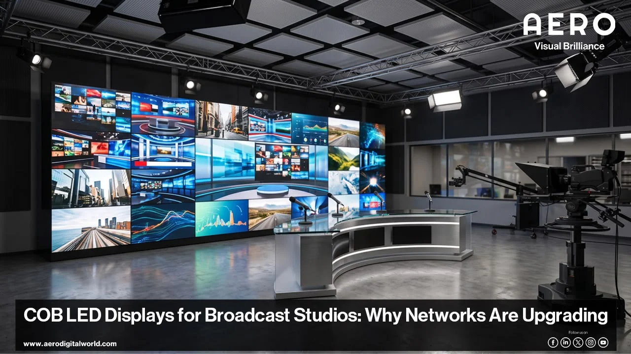 COBLED Displays for Broadcast Studios