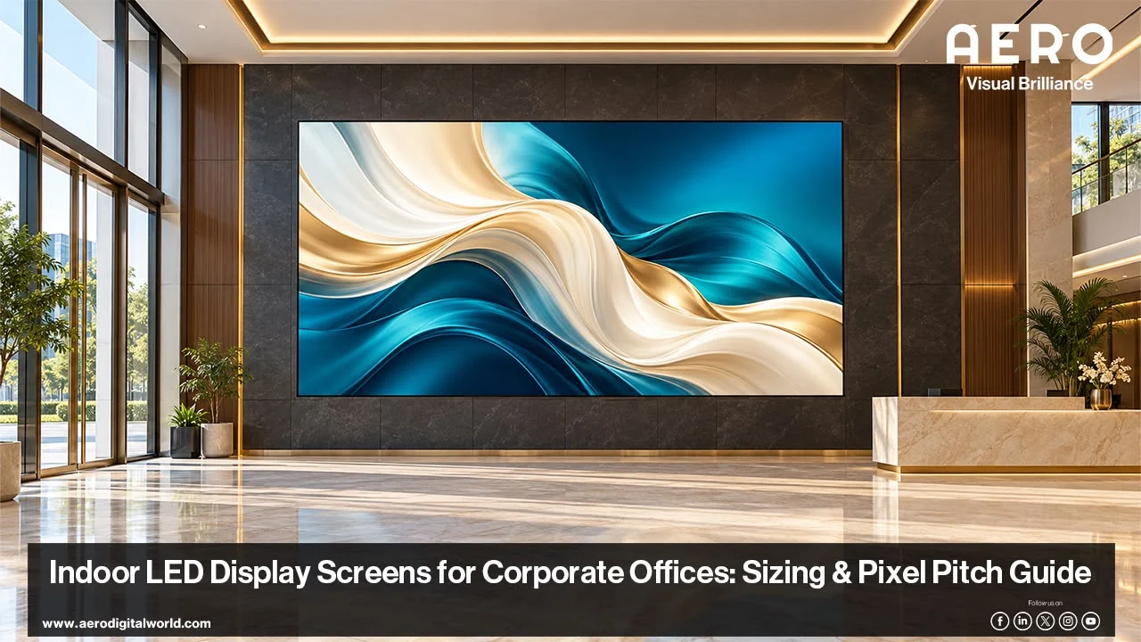 Indoor LED Display Screens For Corporate
